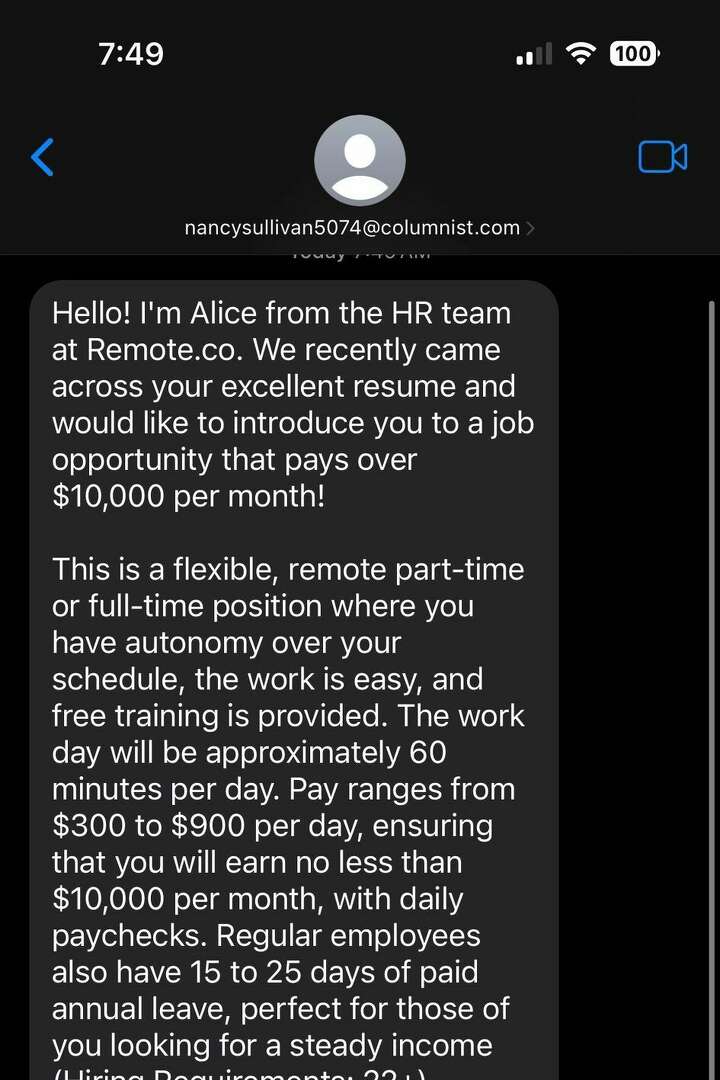 How to spot fake job scam texts: Here’s what you need to know.