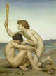 “Phosphorus and Hesperus,” 1881 (oil on canvas) by Evelyn De Morgan, (1855-1919); De Morgan Collection, courtesy of the De Morgan Foundation. The work is featured in the Clark Art Institute’s new exhibition “A Room of Her Own,” highlighting female British artist-activists.