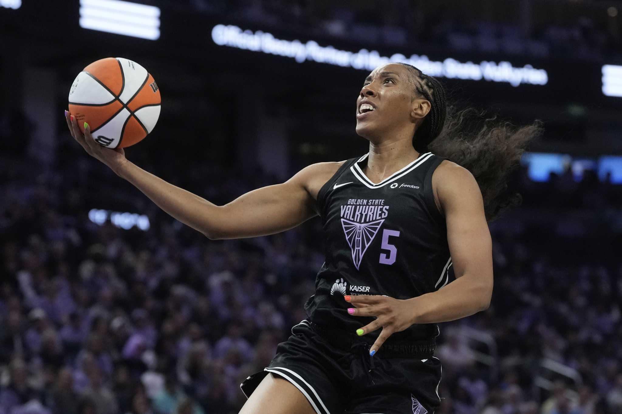 Kayla Thornton’s Valkyries mission? Stealing her way to stops, buckets