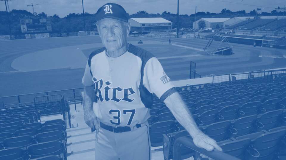 Rice baseball coach Wayne Graham in Reckling Park, Friday, the house that Wayne built. Thursday, June 7, 2007, in Houston. (Steve Ueckert / Chronicle)