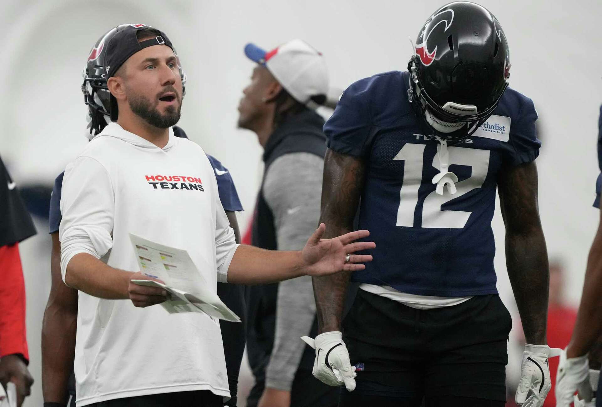 Texans offensive coordinator Nick Caley winning over C.J. Stroud
