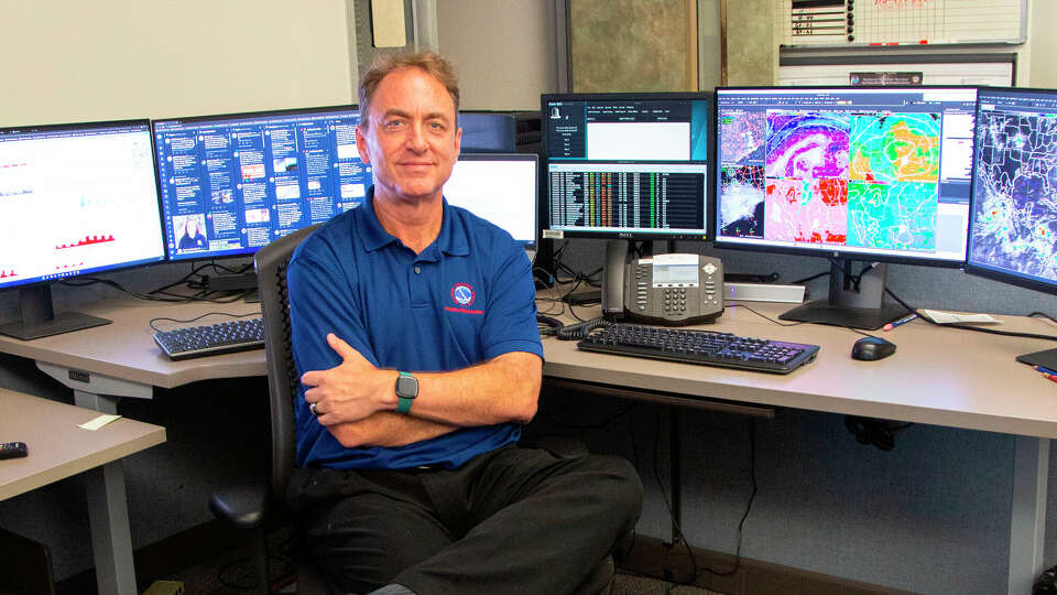 Dan Reilly, former warning coordination meteorologist for the National Weather Service's Houston office. Reilly retired last year after a 32-year career for the weather service. The Houston office has yet to replace him, owing to budget cuts to the Weather Service imposed by the Trump administration. 