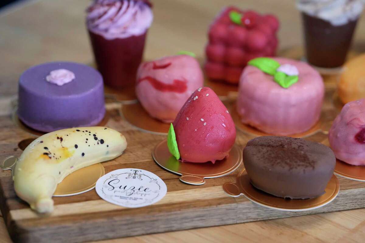 A selection of fruit desserts is shown at Suzie's Pastry Shoppe in Houston, Wednesday, June 11, 2025.