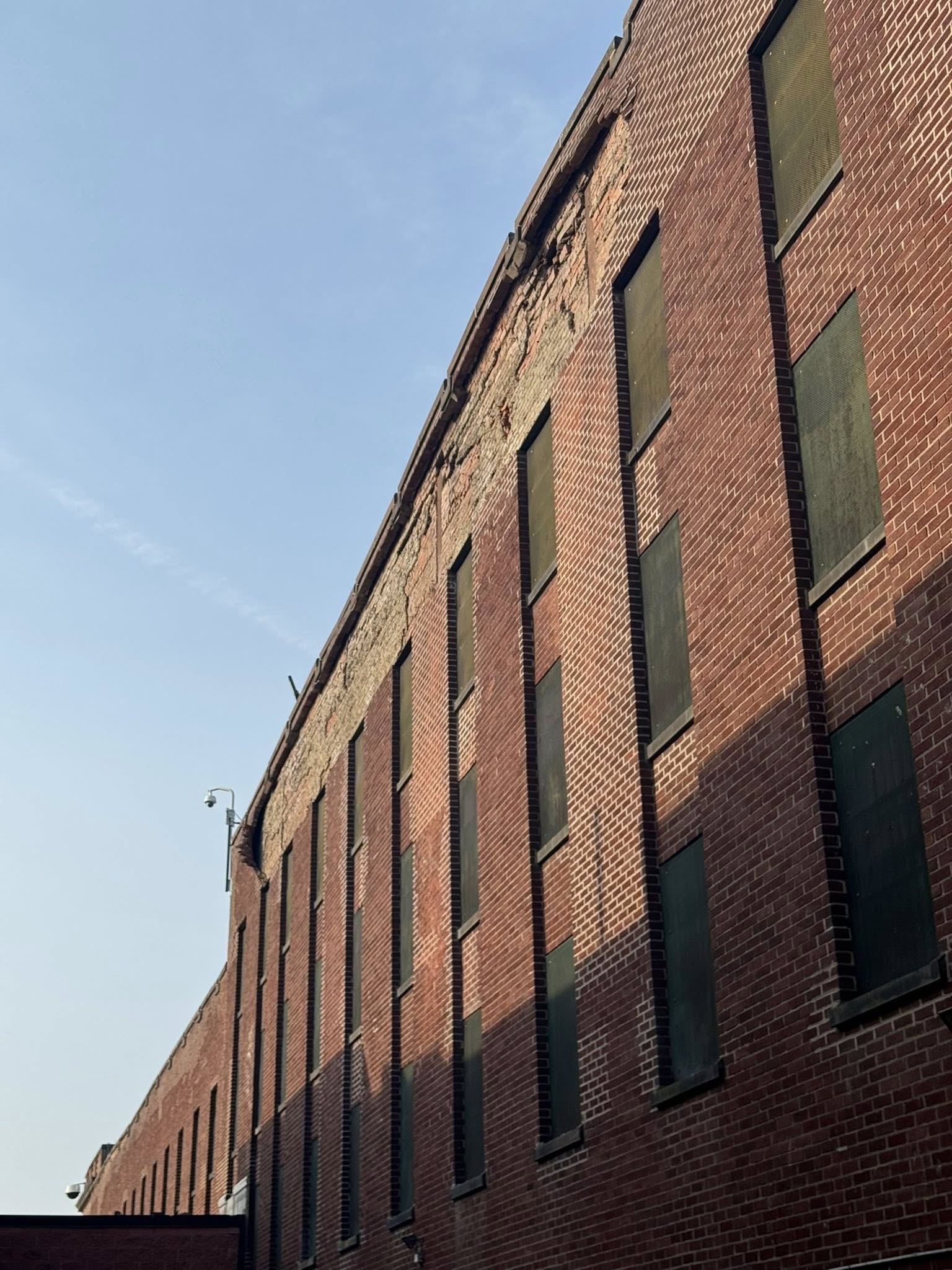 Section of albany county jail facade falls off inmates relocated