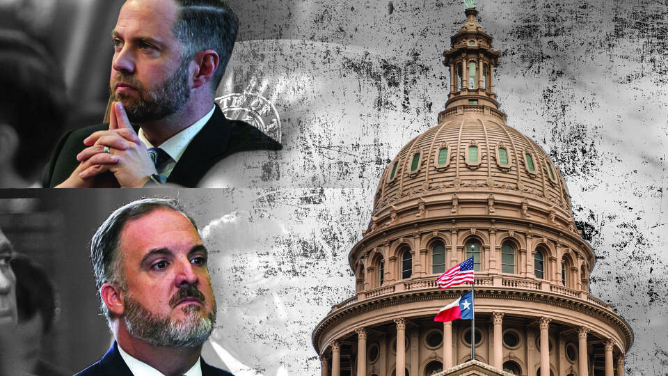 After coming up empty in the Texas Legislature this year, the state's biggest political donor, Texans for Lawsuit Reform, put out a blistering statement blaming House members for stifling its agenda. The letter blamed a slew of House members, including Speaker Dustin Burrows (top) and freshman Rep. Mitch Little (bottom).