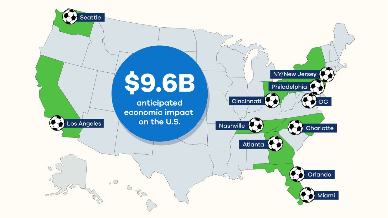 The 11 U.S. Cities Set To Cash in as Soccer Fans Flock to the FIFA Club World Cup
