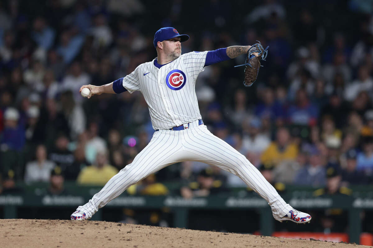 Ryan Pressly notched his first save since April on Thursday night for the Chicago Cubs.