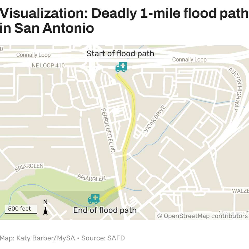 Map Traces Deadly 1 Mile Path Of San Antonio Flooding Ratio1x1 960 