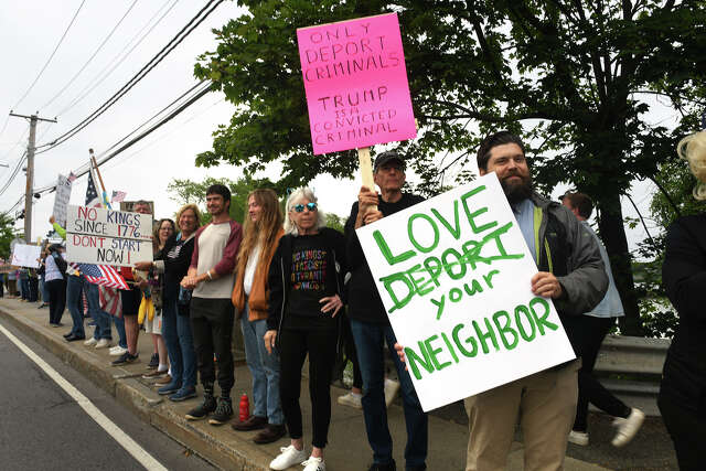 Thousands gathered for Connecticut 'No Kings' protests