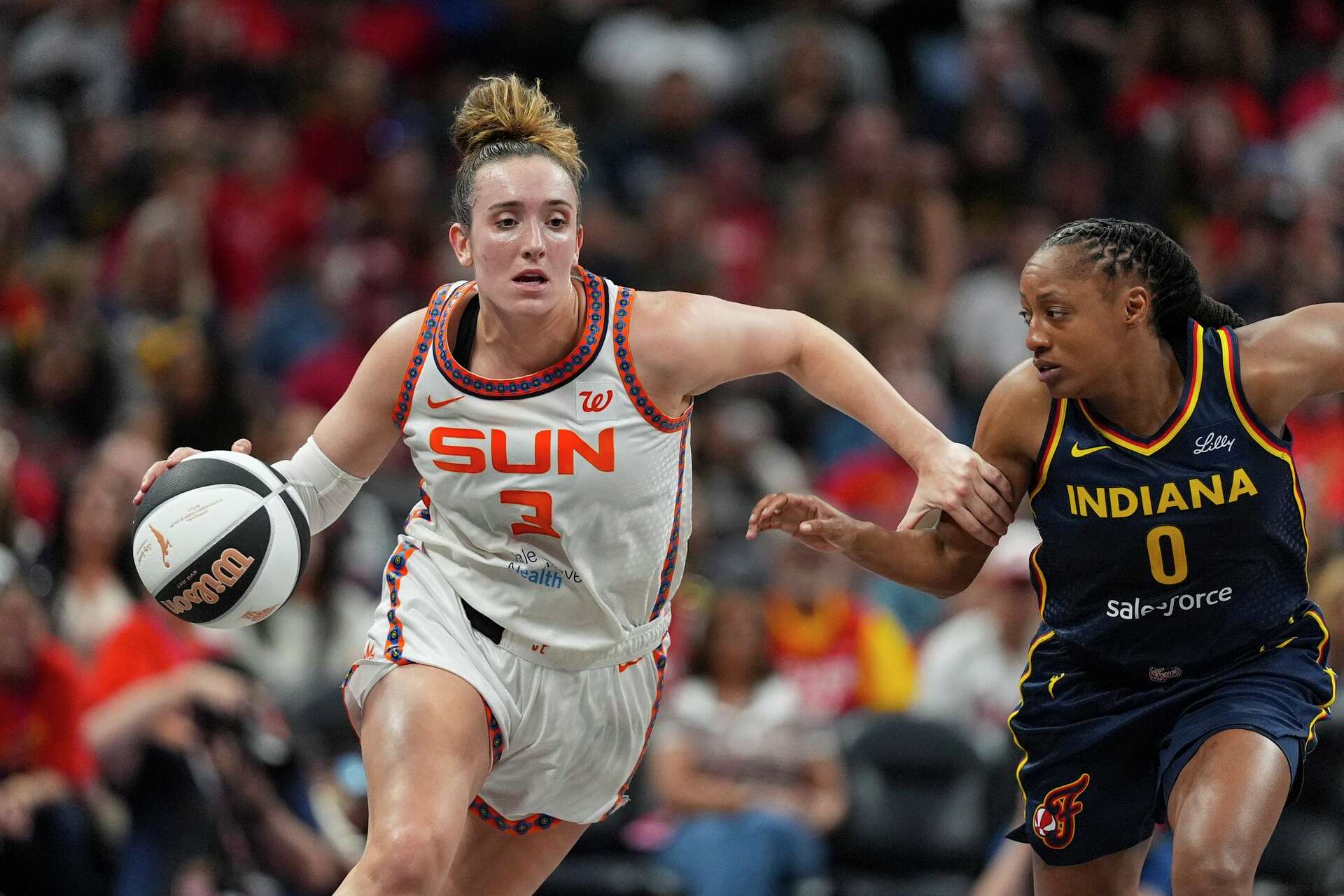 Marina Mabrey's foul on Caitlin Clark upgraded to Flagrant-2, AP source says
