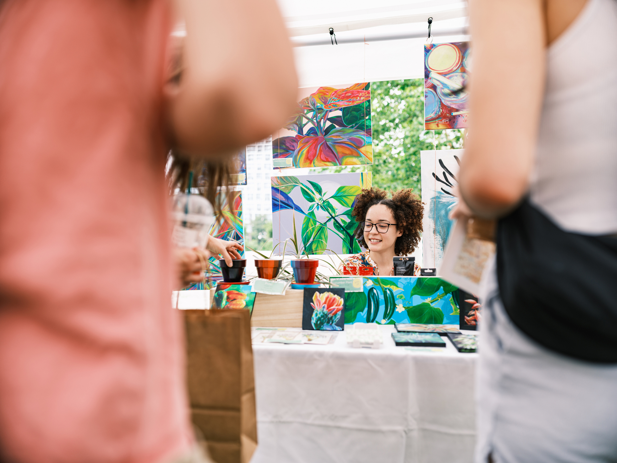 Caro’s first art fair brings art, food, and family fun to Bieth Park