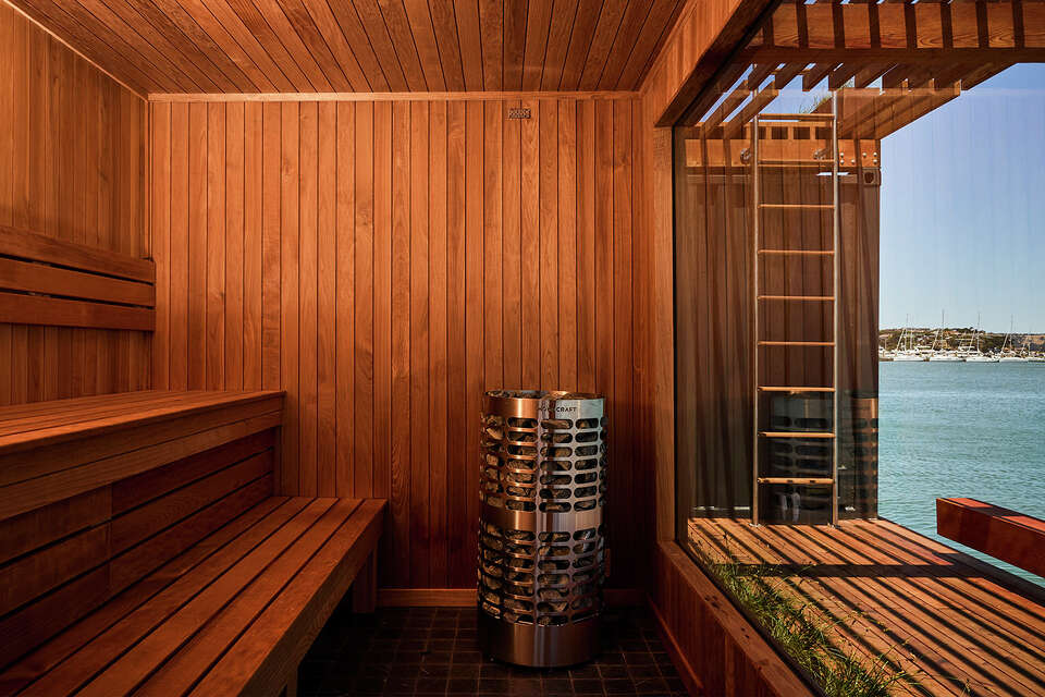 Bay Area's new retreat is a sweaty, floating marvel with a killer view