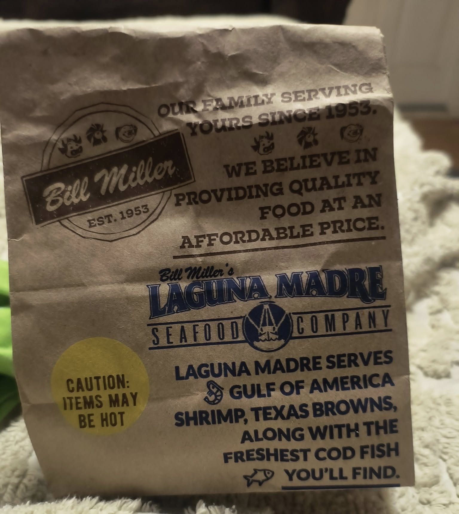 Laguna Madre makes waves with 'Gulf of America' to-go bags