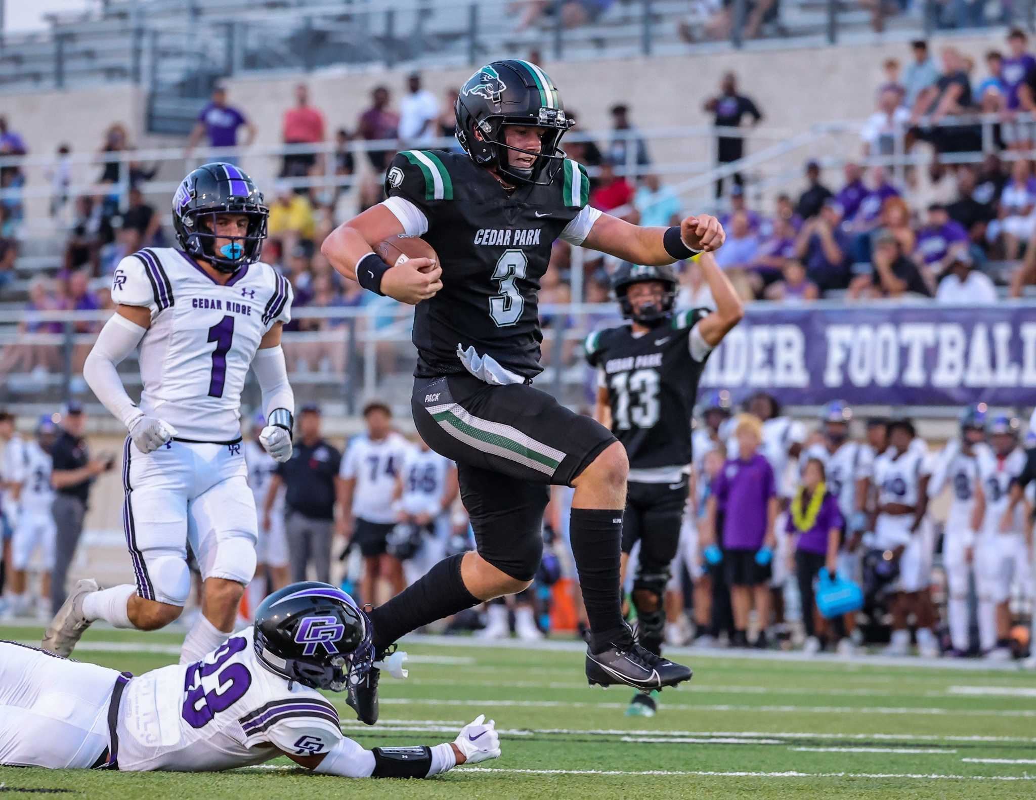 Cedar Park football opens season with win over Cedar Ridge