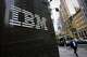 Pedestrians walk past IBM Corp. offices in New York on Nov. 14, 2011. MUST CREDIT: Bloomberg photo by Scott Eells.