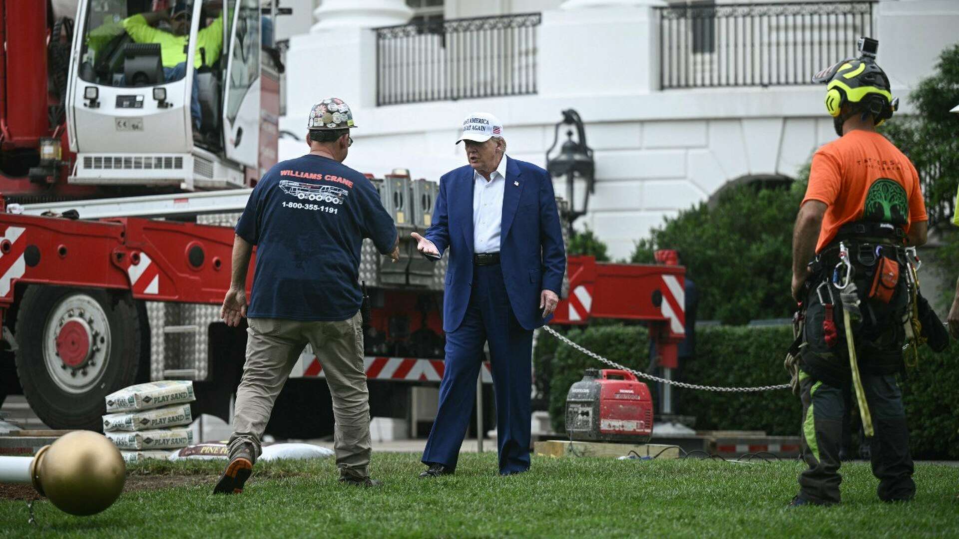 President Donald Trump Sparks Fury After Paving Over Iconic White