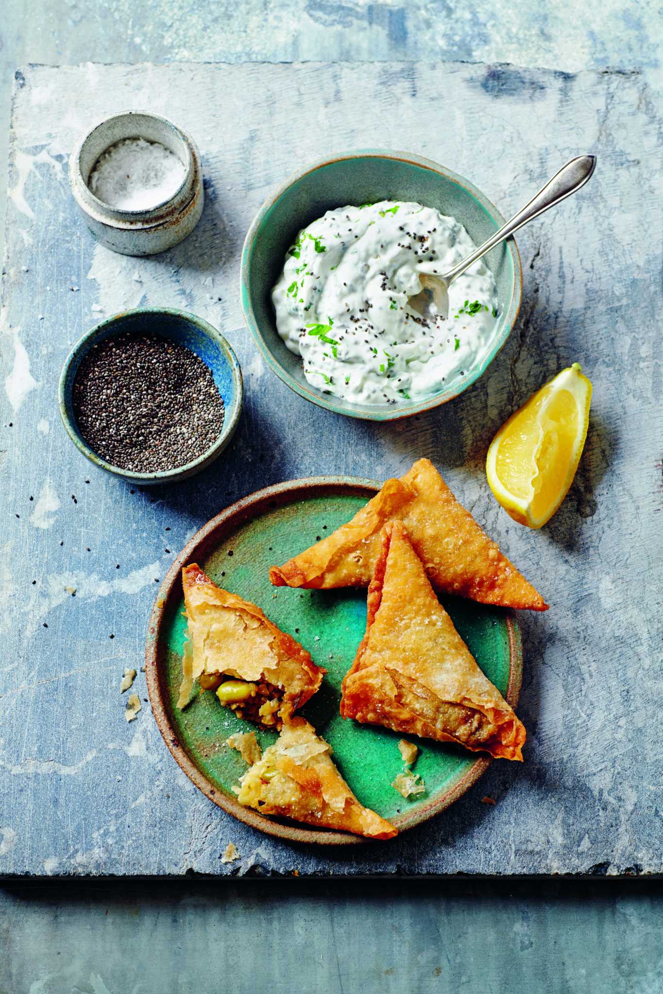 Stuffed Rice Triangles Recipe of the Week: Use puff pastry to make these crispy stuffed triangles