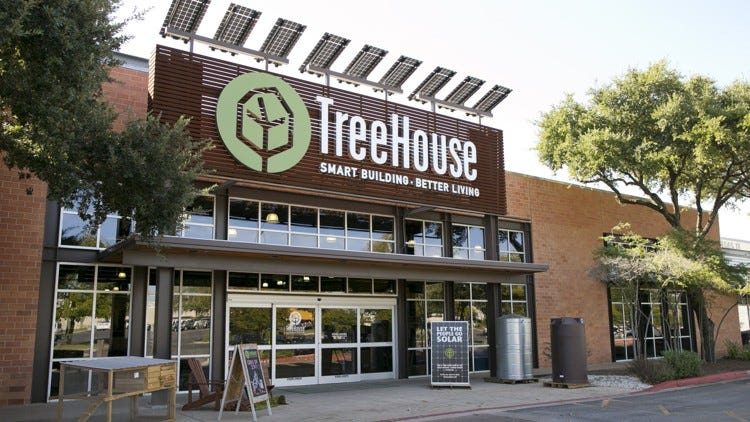 Treehouse Stuff Store TreeHouse spreads gospel of sustainable, affordable building products