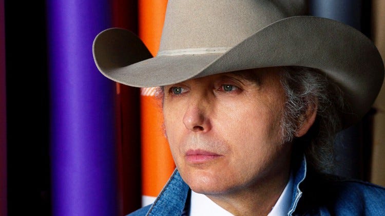 Dwight Yoakam stands alone in country, in rock, as a genuine performer