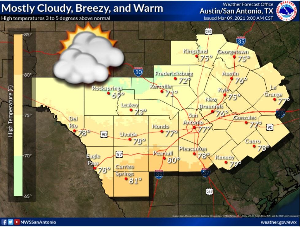 Tuesday forecast: Dense fog advisory in effect until 10 a.m.