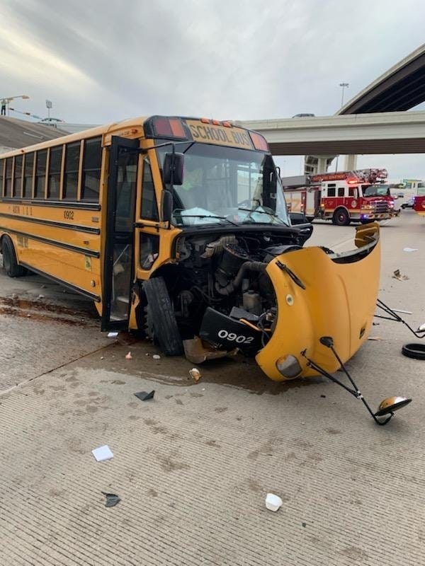 WATCH: Video shows severe Austin school bus crash