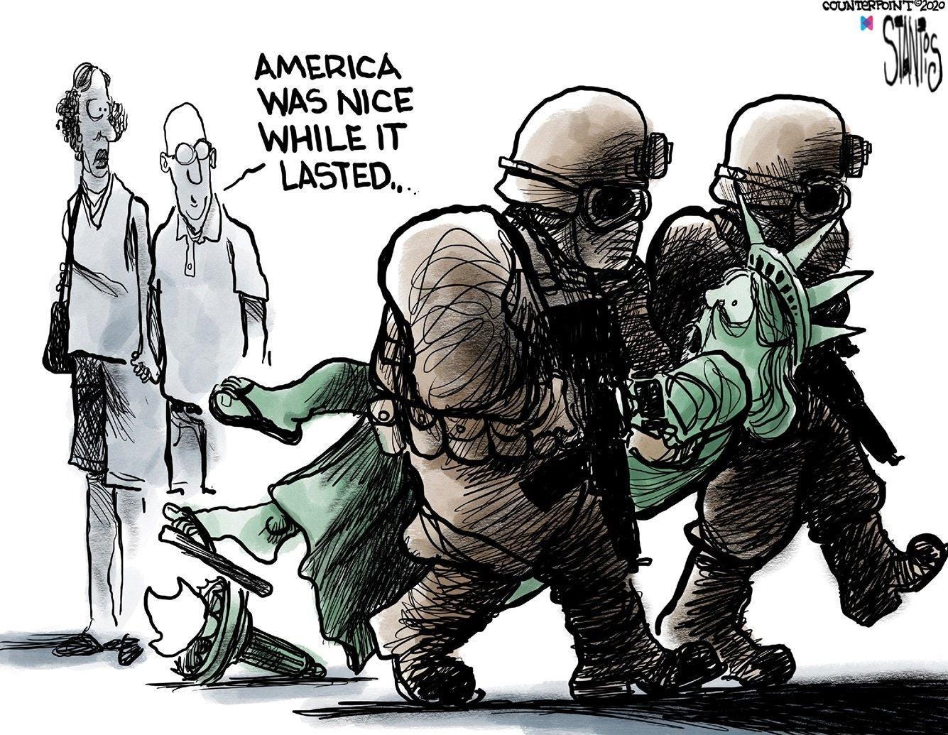 Defector Cartoon Editorial cartoon: Dragged away