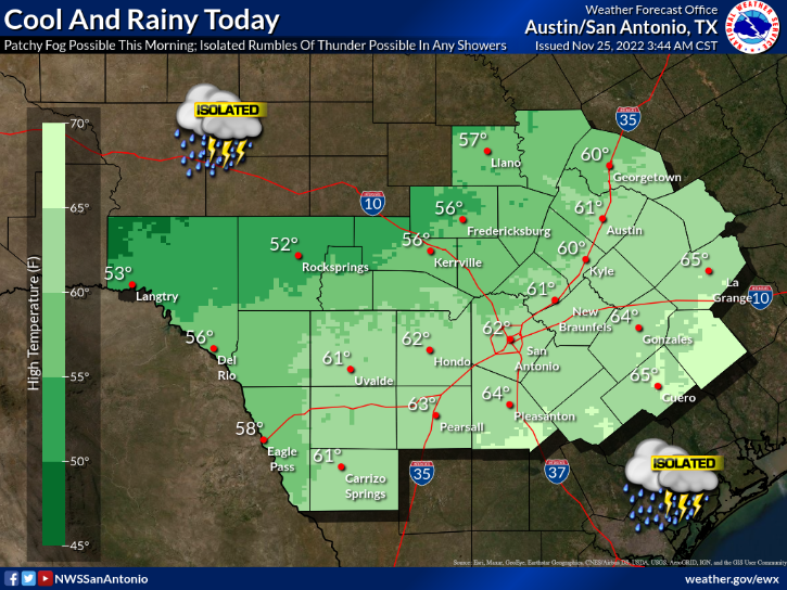 Austin will dodge severe storms but see some rain, meteorologists say