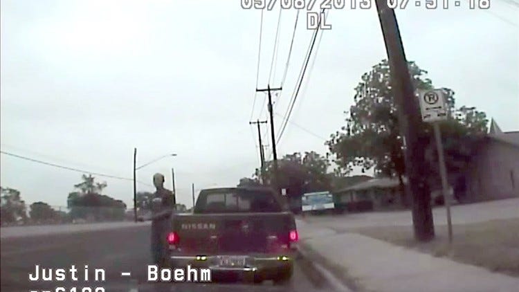 Police officer fired after shooting at man during traffic stop