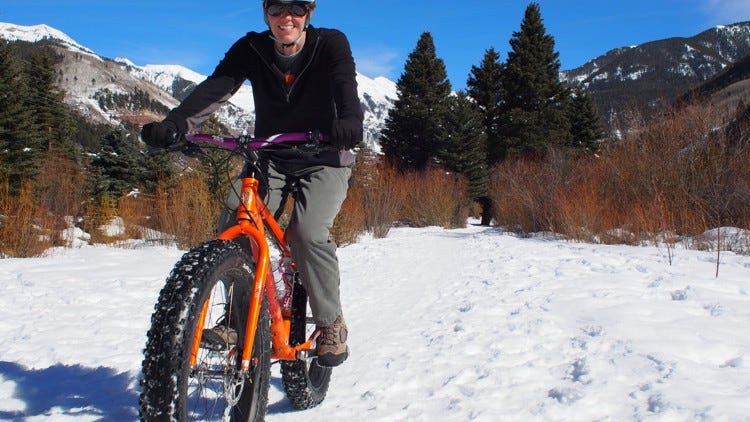 New breed of fat tire bikes makes riding in the snow fun