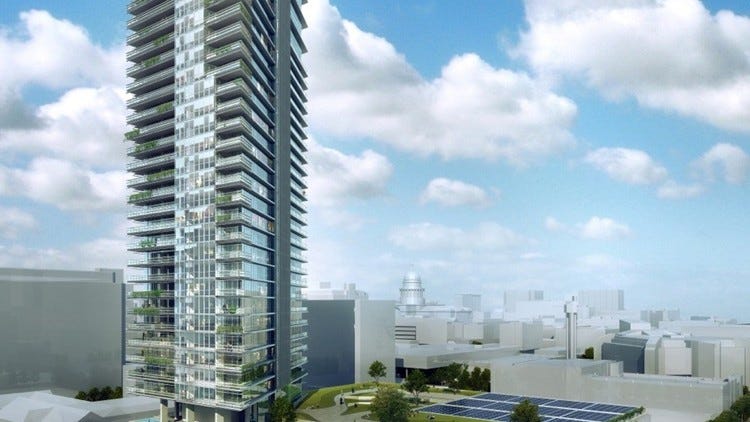 High-rise project planned for downtown Austin block
