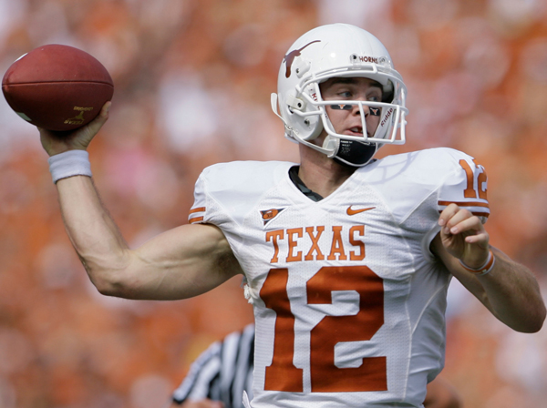 Colt McCoy Texas Longhorns #12 Football Jersey - Orange