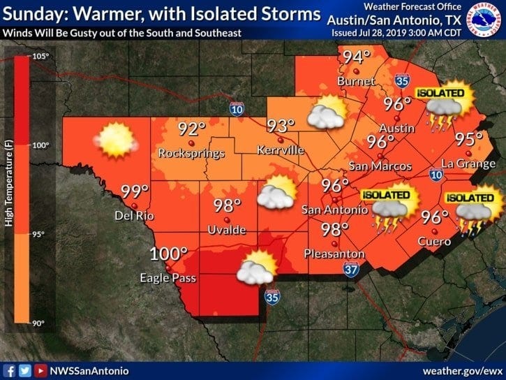 HEAT UPDATE: Austin hits 100 degrees for eighth day so far this year