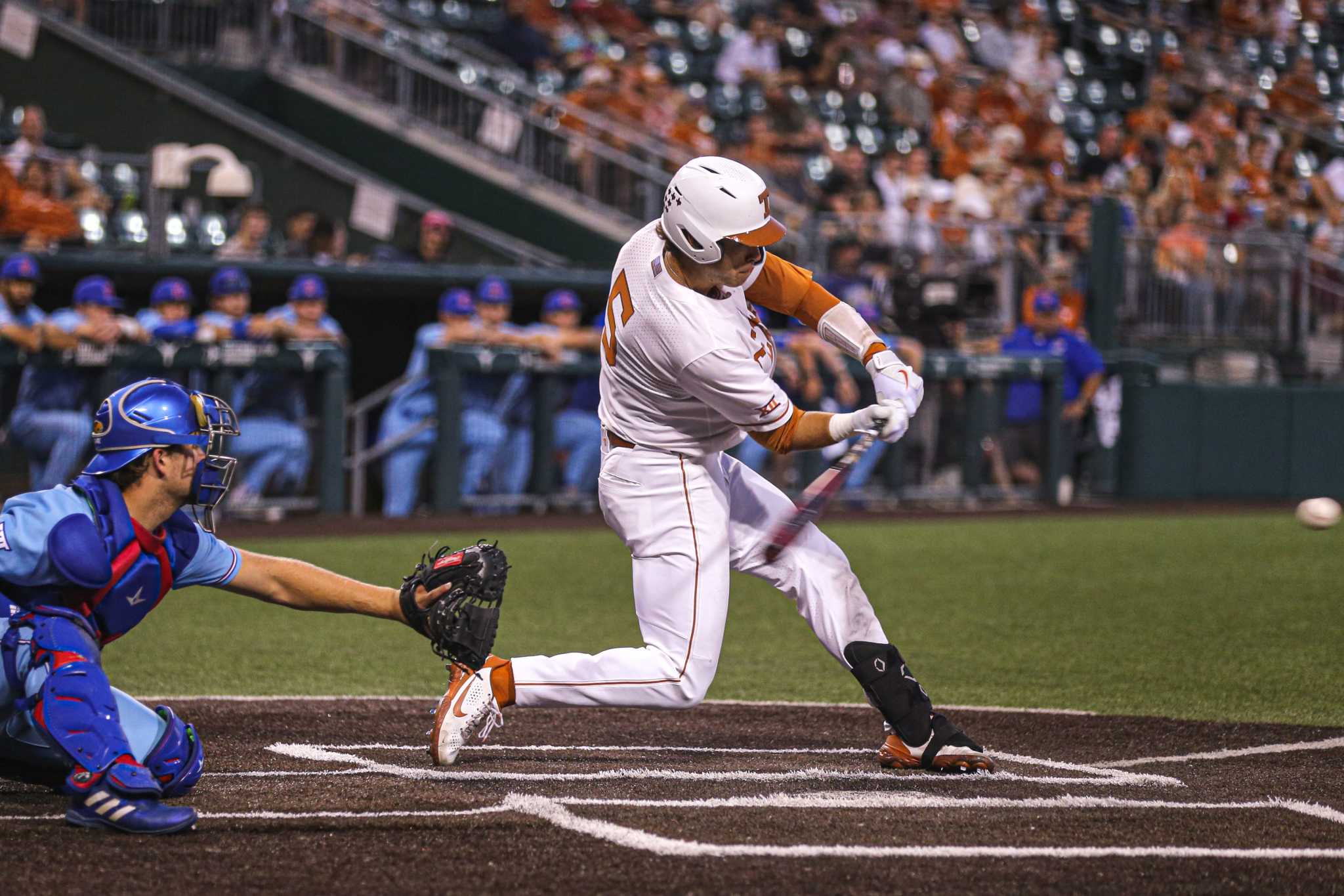 Kyle Messinger Skyler Messinger's grand slam leads Texas to a wild win with Big 12 ...
