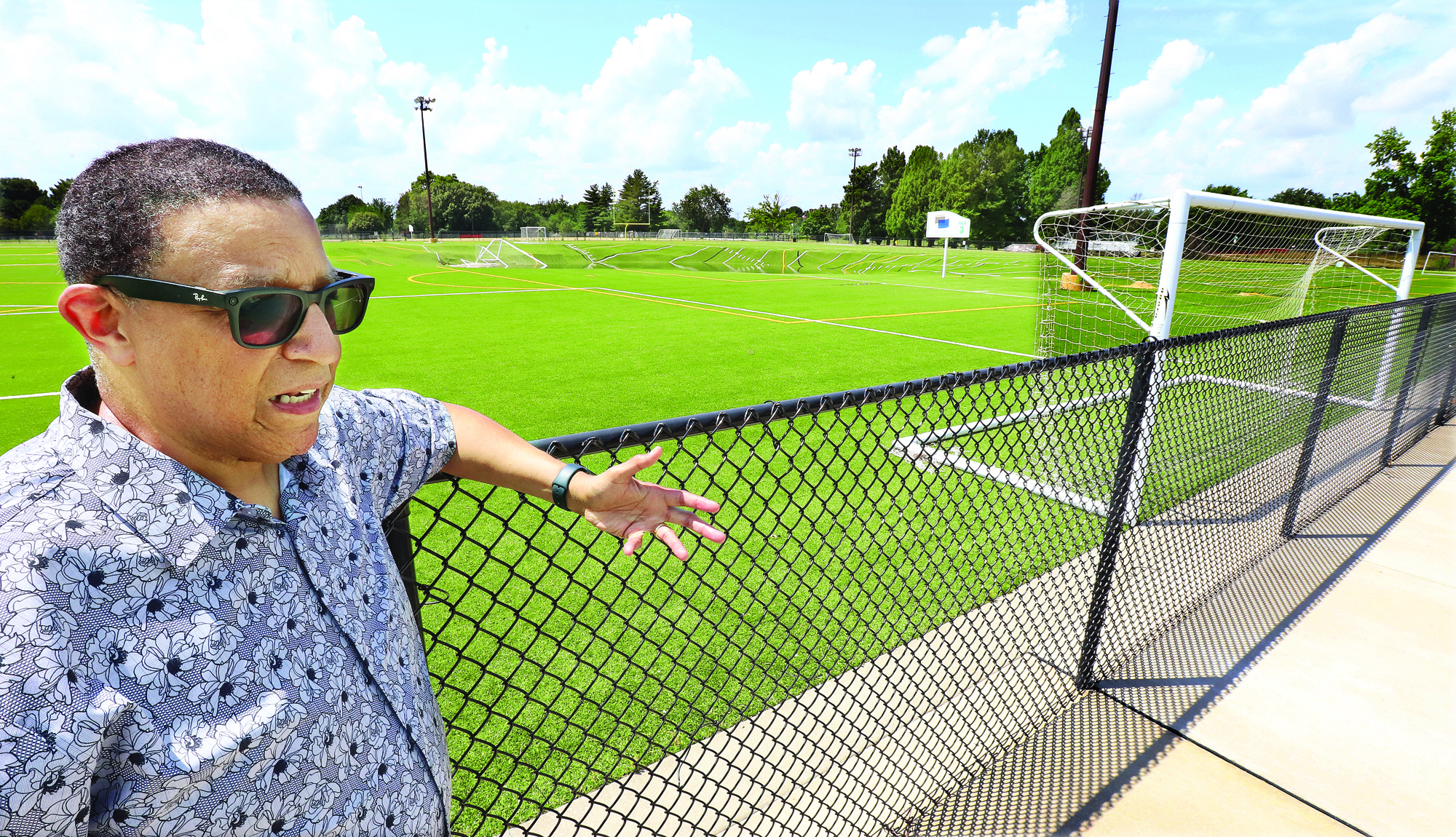 One year after Alton sinkhole: Park soccer fields remain closed
