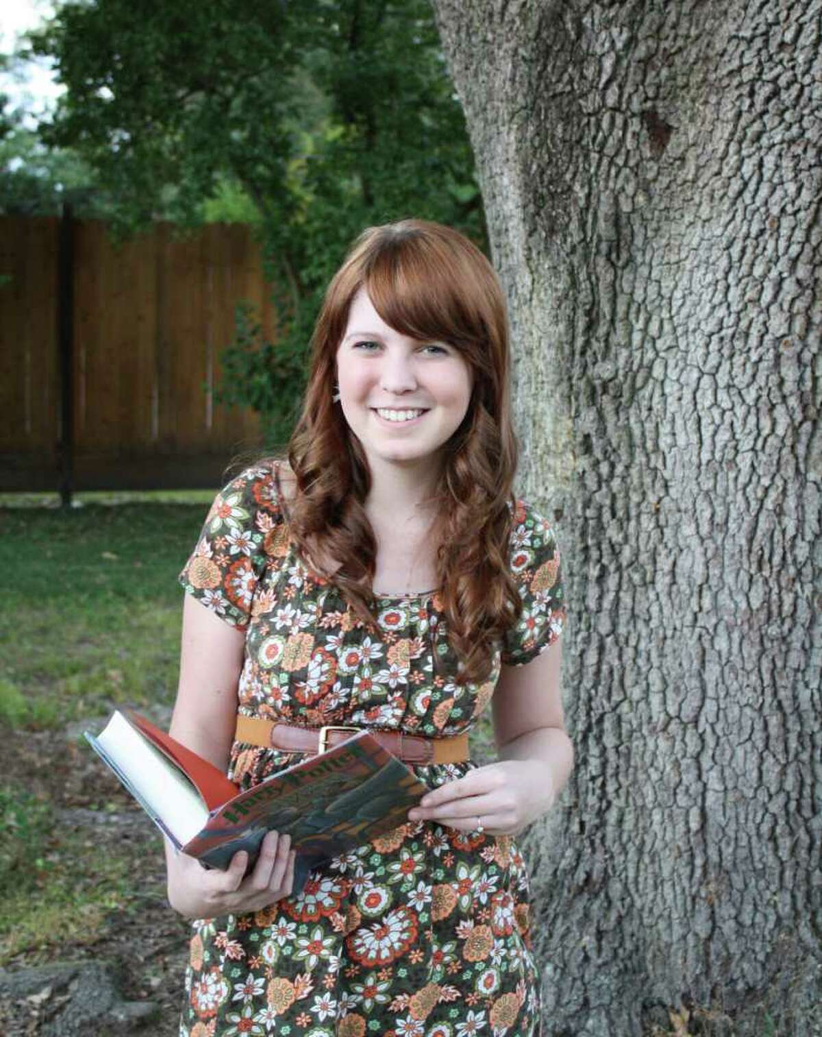 Photo provided by Kat Ryman Kat Ryman, of Beaumont recently dyed her hair 'Weasley Red.' The 22-year-old, who said she grew up with Harry Potter, is preparing for the release of 'Harry Potter and the Deathly Hallows, Part 1.'
