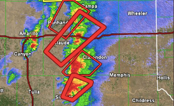 Severe weather: Tornadoes reported in the Texas Panhandle