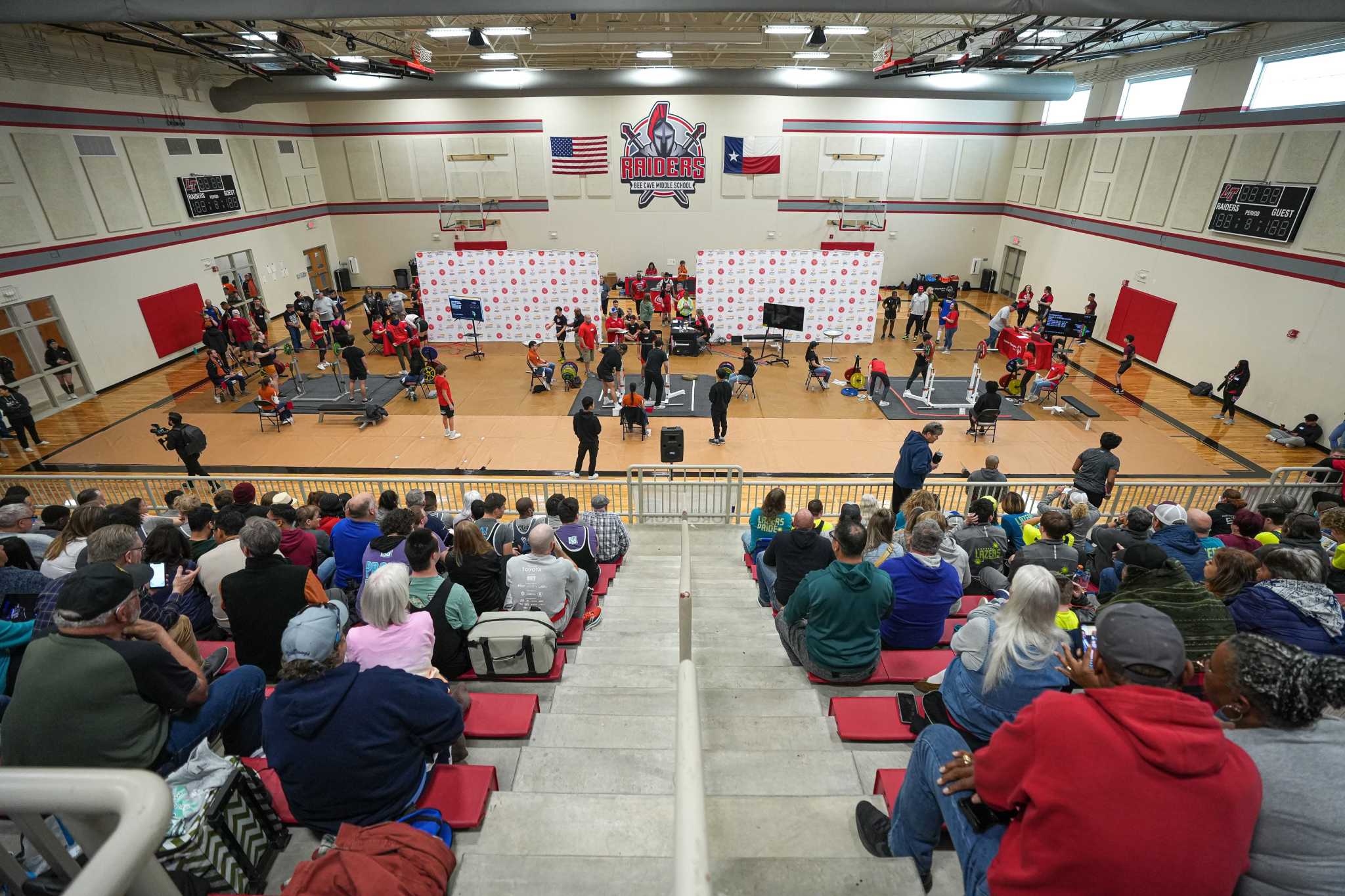 Athletes compete in the Special Olympics Winter Games in Austin