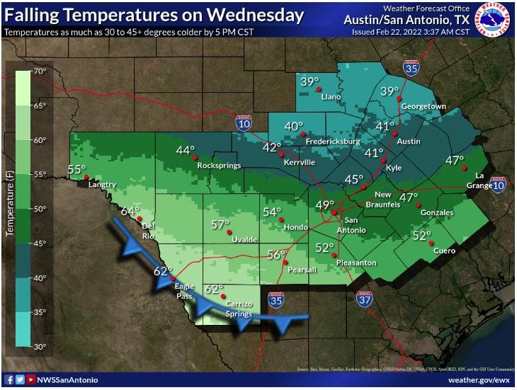 Austin weather: Rain, freezing temperatures and strong winds ahead