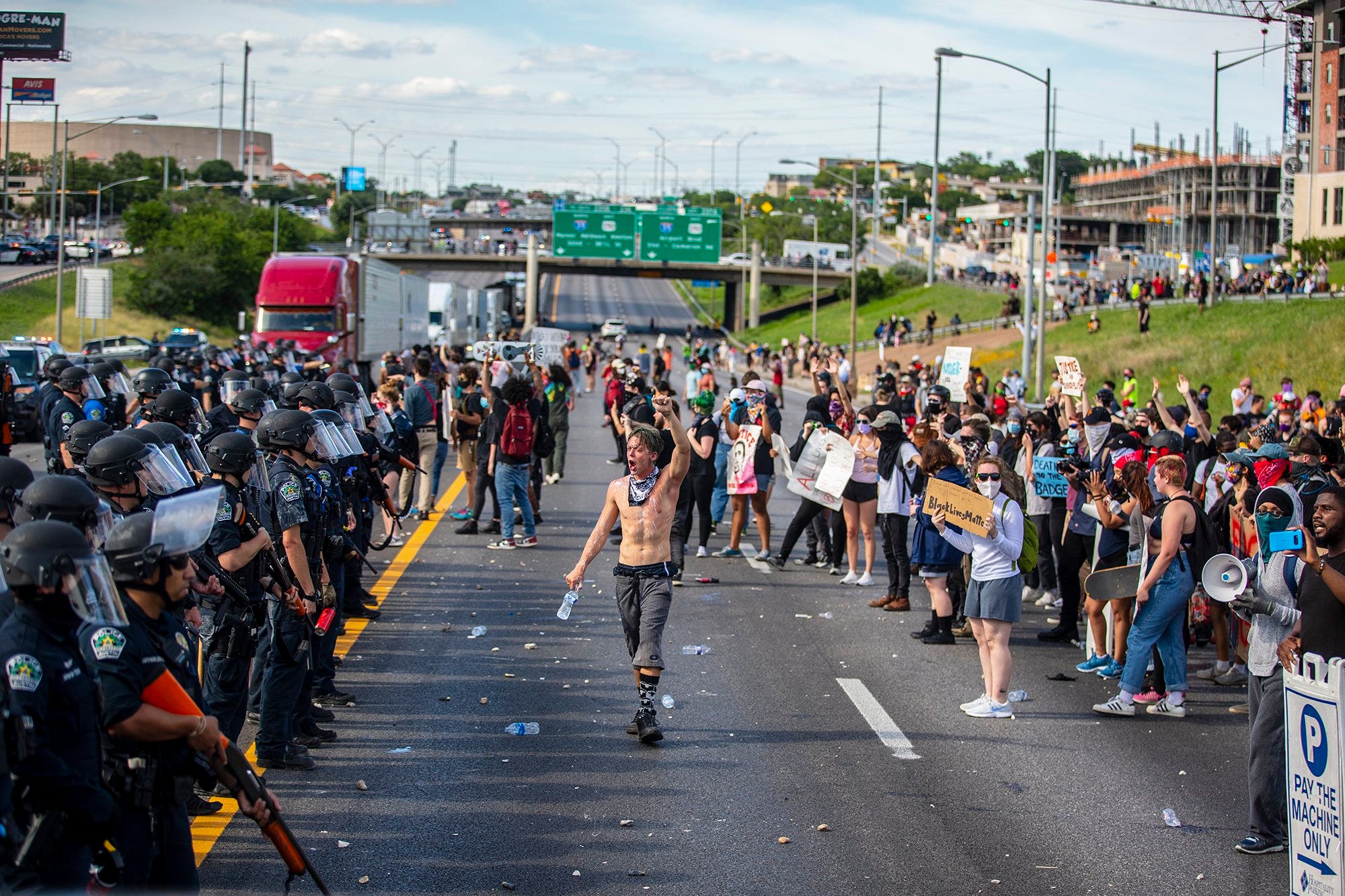 Bills targeting protesters who block roads, use fireworks or lasers ...