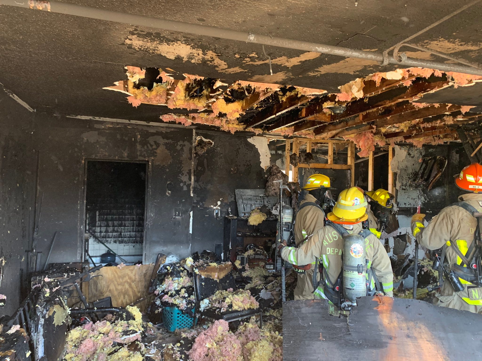 A person was displaced from their Northeast Austin home after a fire.