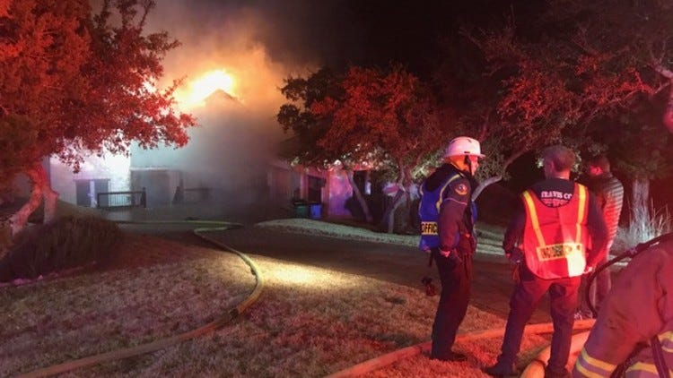 Lago Vista home destroyed in overnight fire