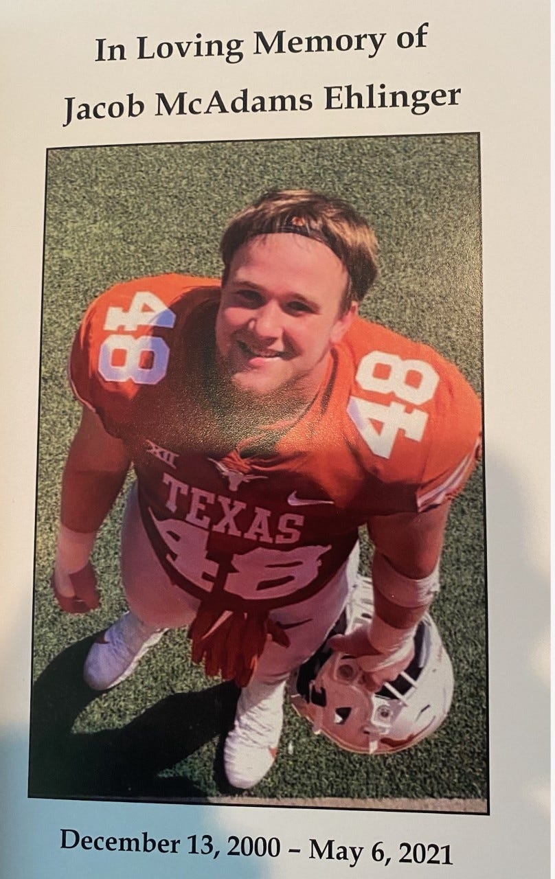 Jacob Ehlinger Family, friends, teammates pay last respects to Jake Ehlinger
