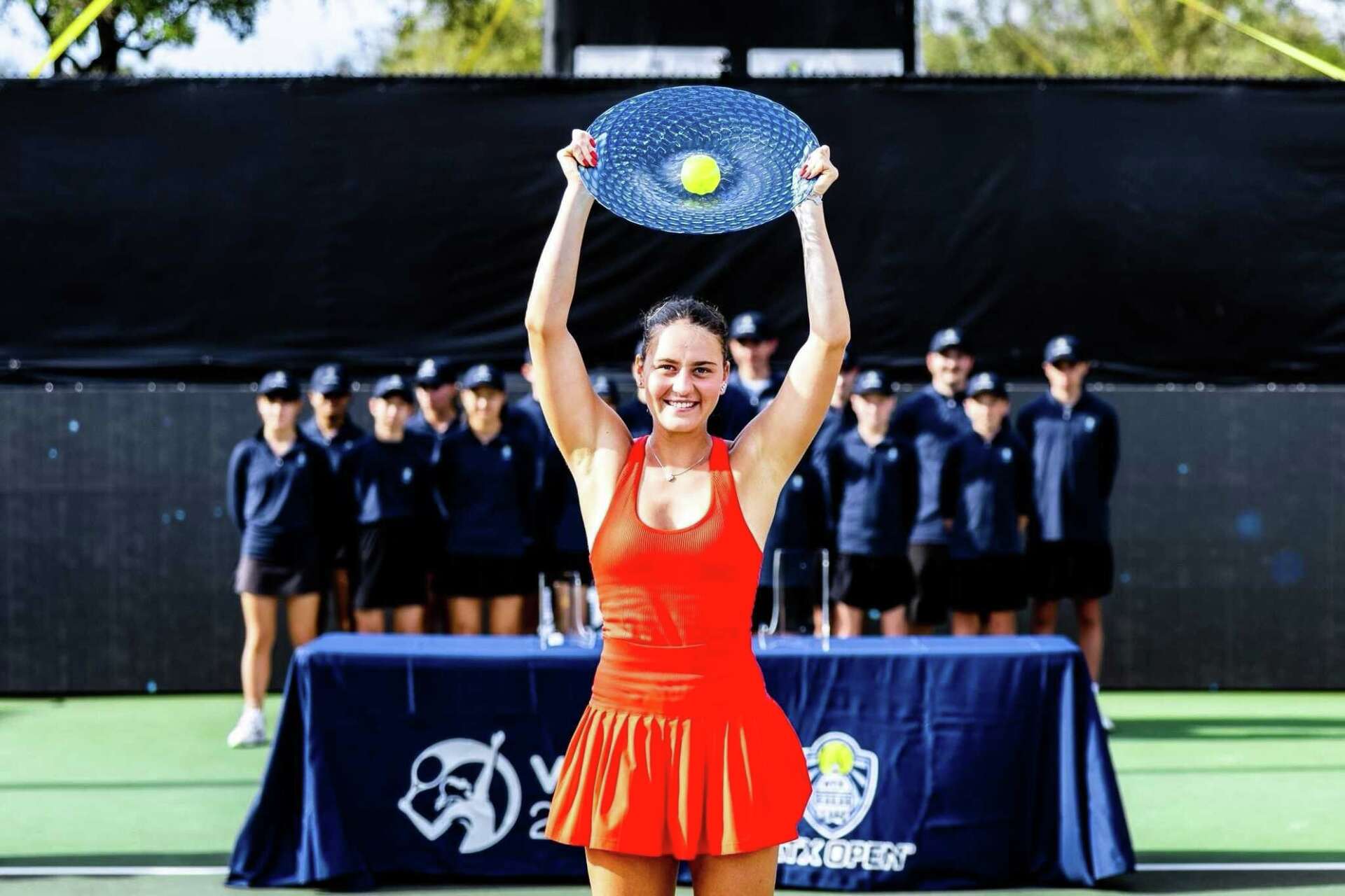 Ukrainian tennis player Marta Kostyuk wins first WTA title at ATX Open
