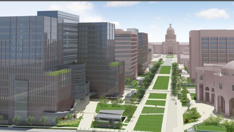 Work on Capitol complex gets going, 10 months after groundbreaking