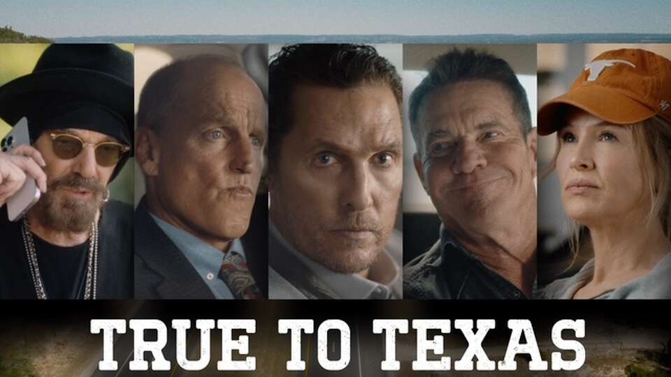 Billy Bob Thornton, Woody Harrelson, Matthew McConaughey, Dennis Quaid and Renee Zellweger star in the commercial 'True to Texas'