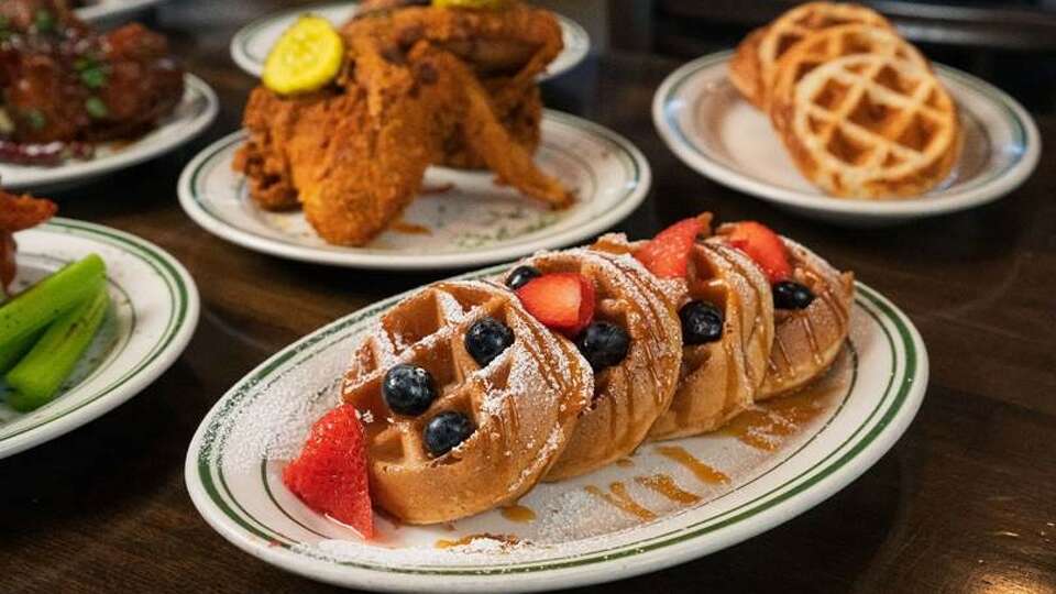 Chicken and waffles were ordered by Beyonce and family from Taste Kitchen. 