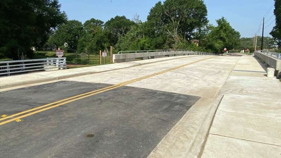 The 10th Street bridge in Katy reopens on Monday, June 30, 2025, in Katy.