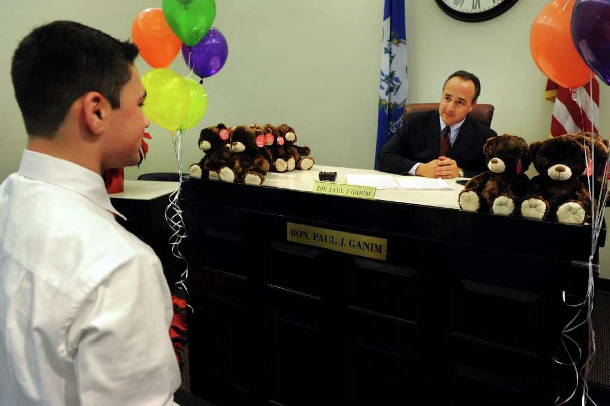 Newly adopted Angel stars in probate court
