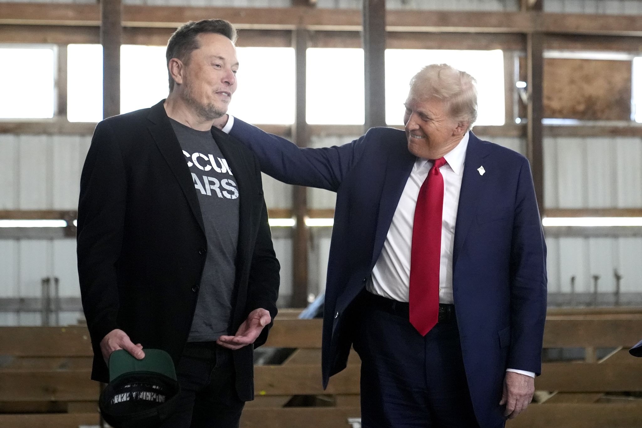 Photos show Elon Musk and President Donald Trump's relationship before