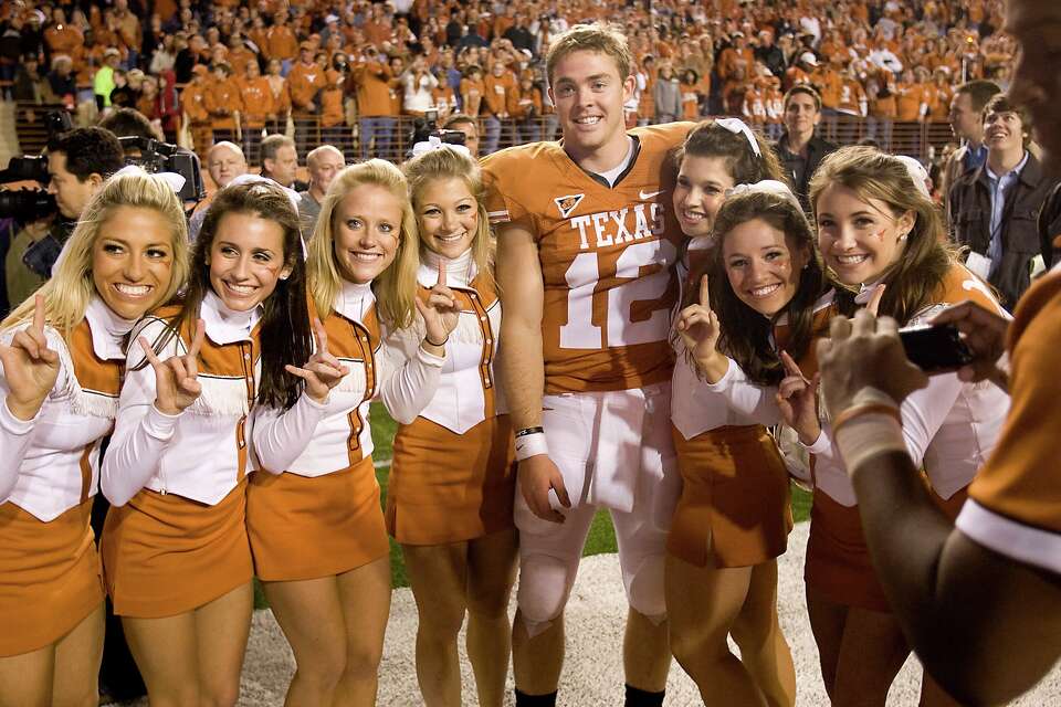 Texas Longhorns cheerleaders through the years, from 1955 to 2024